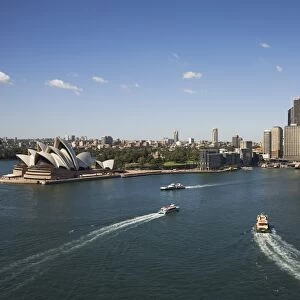 Circular Quay, the important Sydney Ferries terminus and rail stop for the Central Business District