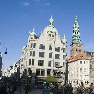 City center architecture, Copenhagen, Denmark, Scandinavia, Europe
