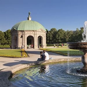 Diana Temple, Hofgarten park, Munich, Bavaria, Germany, Europe