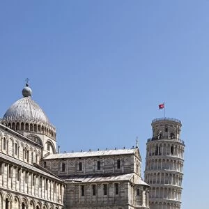 Duomo (Cathedral) and Leaning Tower, UNESCO World Heritage Site, Pisa, Tuscany, Italy, Europe