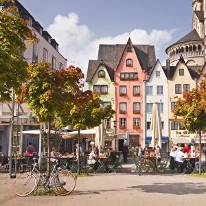 Fischmarkt in the old part of Cologne, North Rhine-Westphalia, Germany, Europe