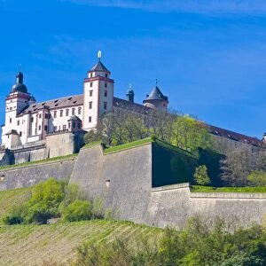 Fortress Marienberg, Wurzburg, Franconia, Bavaria, Germany, Europe