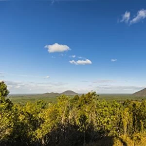 Glasshouse Mountains general view, Queensland, Australia, Pacific