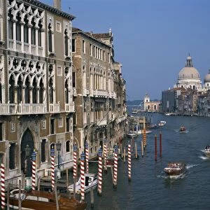 The Grand Canal from Accademia Bridge towards San Marco