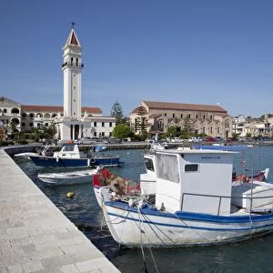 Harbour and boats, Zakynthos Town, Zakynthos, Ionian Islands, Greek Islands
