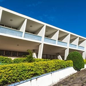 Hotel Tijuco conceived by the famous architect Oscar Niemeyer, Diamantina, Minas Gerais, Brazil, South America