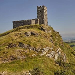 An iconic Dartmoor view of the 13th century St. Michaels Church on Brent Tor