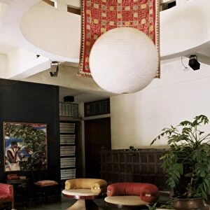 Interior of 1970s concrete structured home