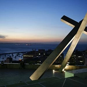 Largo da Cruz Quebrada (Fallen Cross), Pelourinho, Salvador (Salvador de Bahia), Bahia, Brazil, South America
