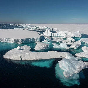 Larsen B Ice Shelf, Weddell Sea, Antarctica, Polar Regions