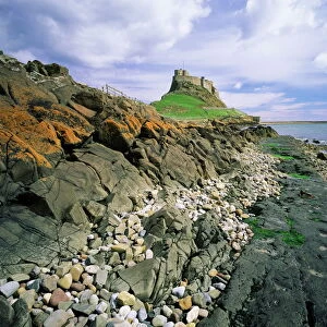 Lindisfarne castle, Lindisfarne, Holy Island, Northumberland, England, United Kingdom