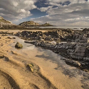 Low tide, Bracelet Bay, Mumbles, Gower, South Wales, United Kingdom, Europe