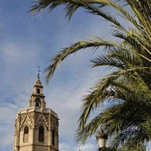 Miguelete steeple of the cathedral, Valencia, Spain, Europe