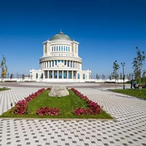 National Opera of Chechnya, Grozny, Chechnya, Caucasus, Russia, Europe