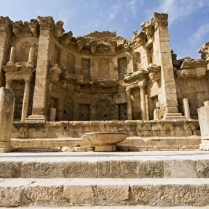 The Nymphaeum, Jerash (Gerasa), a Roman Decapolis City, Jordan, Middle East