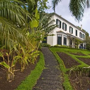 Old house in the Botanical Garden, Funchal, Madeira, Portugal, Europe
