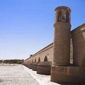Pul-I-Malan, an ancient bridge of 15 arches now reconstructed, Herat, Herat Province