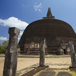 Rankot Vihara, Polonnaruwa, UNESCO World Heritage Site, North Central Province, Sri Lanka, Asia