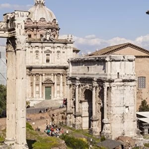 The Roman Forum (Foro Romano), Rome, Lazio, Italy, Europe