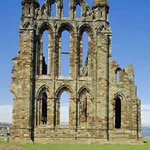 Ruins of Whitby Abbey, Whitby, Yorkshire, England, UK, Europe