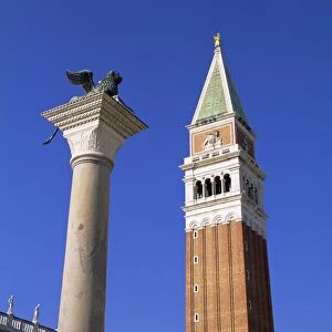 San Marco column and San Marco campanile (St