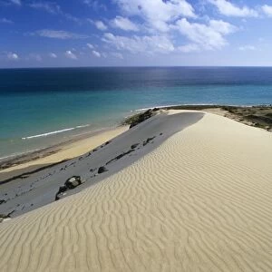 Sand dunes, Playa de Sotavento de Jandia, Fuerteventura, Canary Islands, Spain, Atlantic, Europe
