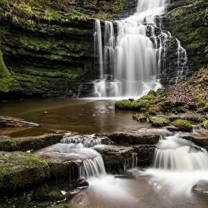 Scaleber Force waterfall, Yorkshire Dales, Yorkshire, England, United Kingdom, Europe