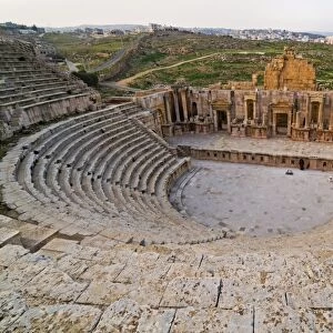 The South Theatre, Jerash, a Roman City of the Decapolis, Jordan, Middle East