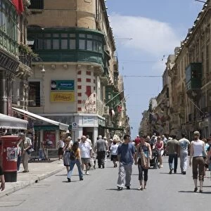 Triq Ir-Repubblika (Republic Street), Valletta, Malta, Europe