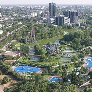 View over Tashkent from the TV Tower, Tashkent, Uzbekistan, Central Asia