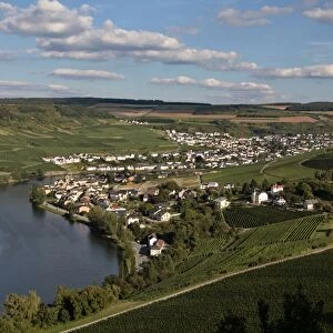 Village of Machtum, Mosel Valley, Luxembourg, Europe