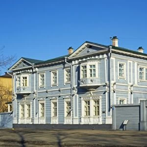 Wooden architecture, the house of the Decembrist Volkonskii, Irkustsk, Siberia, Russia, Eurasia