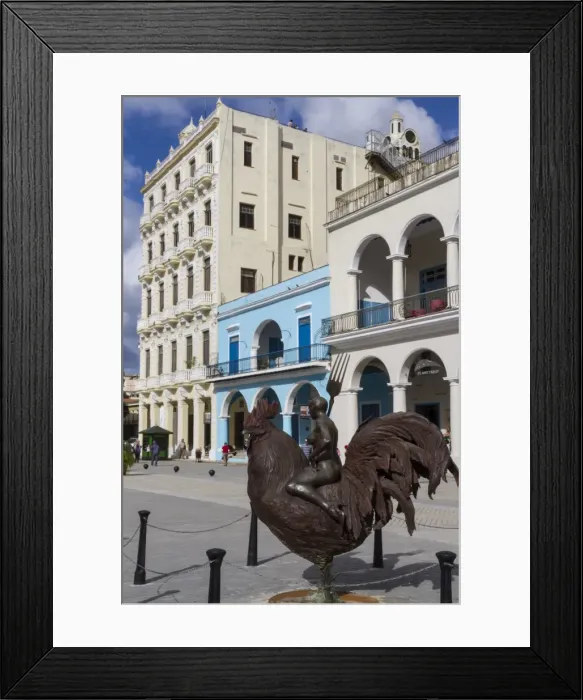 Framed Print : Plaza Vieja, Havana, Cuba, West Indies, Caribbean, Central America Framed Print : Plaza Vieja, Havana, Cuba, West Indies, Caribbean, Central America