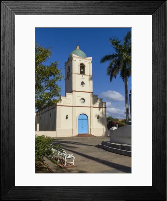 Framed Print : Church and Main square, Vinales, Pinar del Rio, Cuba, West Indies, Caribbean, Central America Framed Print : Church and Main square, Vinales, Pinar del Rio, Cuba, West Indies, Caribbean, Central America
