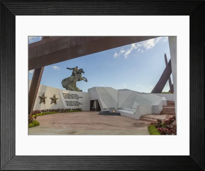 Framed Print : Eternal Flame Martyrs Memorial and Antonio Maceo equestrian statue, Revolution Square, Santiago, Cuba, West Indies, Caribbean, Central America Framed Print : Eternal Flame Martyrs Memorial and Antonio Maceo equestrian statue, Revolution Square, Santiago, Cuba, West Indies, Caribbean, Central America