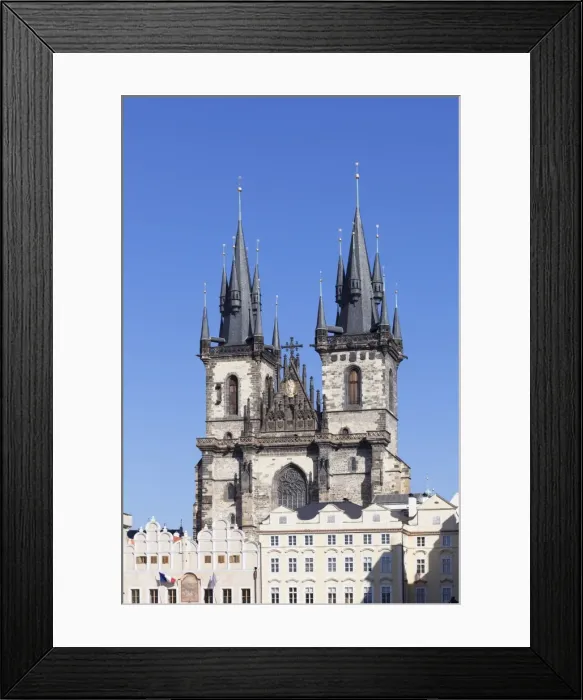 Framed Print : Tyn Cathedral (Church of Our Lady Before Tyn), Old Town Square (Staromestske namesti), Prague, Bohemia, Czech Republic, Europe Framed Print : Tyn Cathedral (Church of Our Lady Before Tyn), Old Town Square (Staromestske namesti), Prague, Bohemia, Czech Republic, Europe