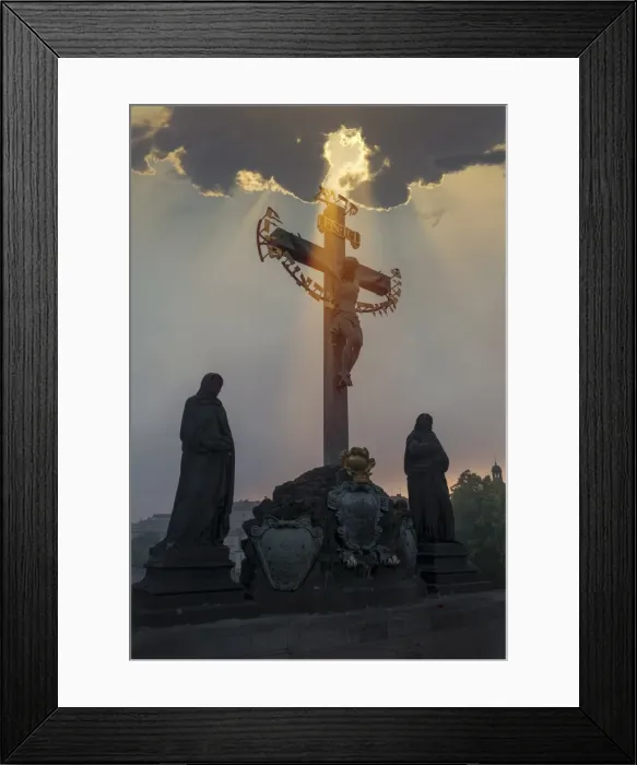 Framed Print : Statues on Charles Bridge, UNESCO World Heritage Site, Prague, Czech Republic, Europe Framed Print : Statues on Charles Bridge, UNESCO World Heritage Site, Prague, Czech Republic, Europe
