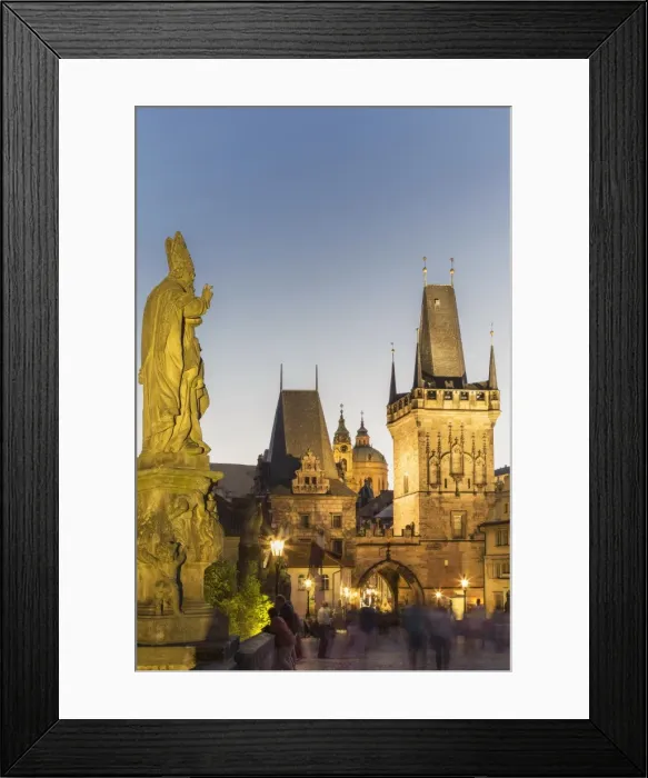 Framed Print : Old Town Bridge Tower from Charles Bridge, UNESCO World Heritage Site, Prague, Czech Republic, Europe Framed Print : Old Town Bridge Tower from Charles Bridge, UNESCO World Heritage Site, Prague, Czech Republic, Europe
