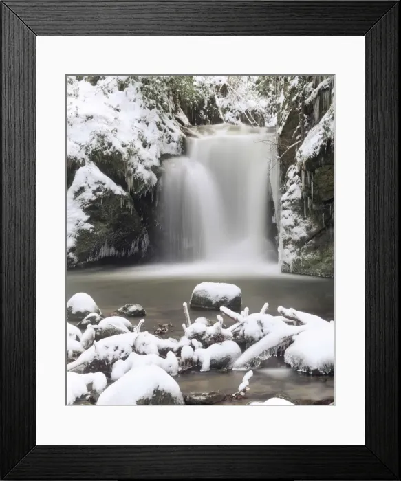 Framed Print : Waterfall Geroldsau in Winter, near Baden Baden, Black Forest, Baden Wurttemberg, Germany, Europe Framed Print : Waterfall Geroldsau in Winter, near Baden Baden, Black Forest, Baden Wurttemberg, Germany, Europe