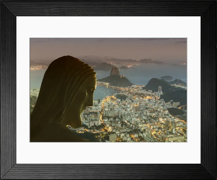 Framed Print : Head of statue of Christ the Redeemer, Corcovado, Rio de Janeiro, Brazil, South America Framed Print : Head of statue of Christ the Redeemer, Corcovado, Rio de Janeiro, Brazil, South America