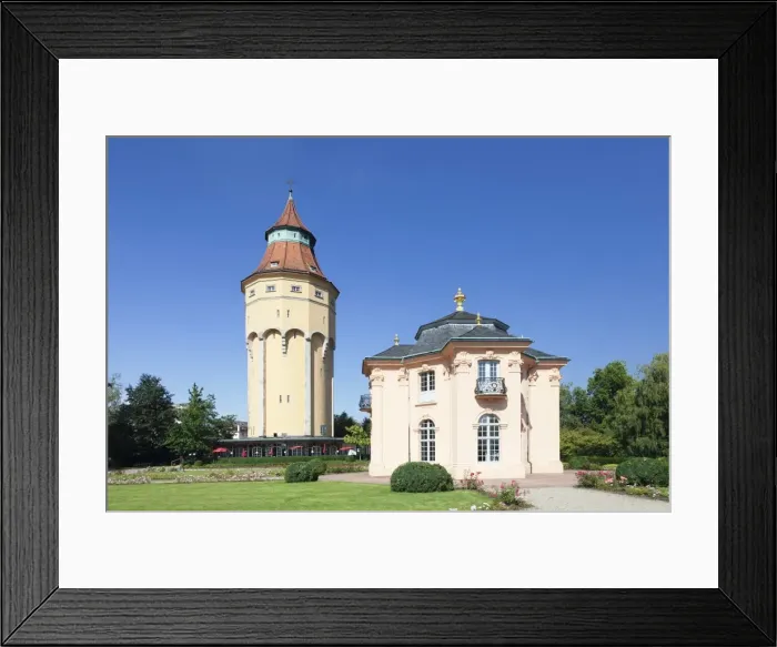 Framed Print : Water Tower and Pagodenburg Pavillon, Rastatt, Black Forest, Baden Wurttemberg, Germany, Europe Framed Print : Water Tower and Pagodenburg Pavillon, Rastatt, Black Forest, Baden Wurttemberg, Germany, Europe