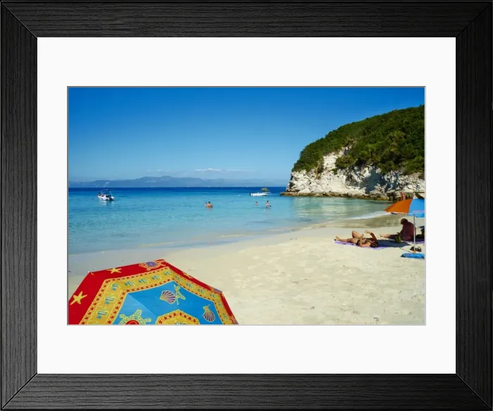 Framed Print : Vrika beach, Antipaxos (Antipaxi), Ionian Islands, Greek Islands, Greece, Europe Framed Print : Vrika beach, Antipaxos (Antipaxi), Ionian Islands, Greek Islands, Greece, Europe