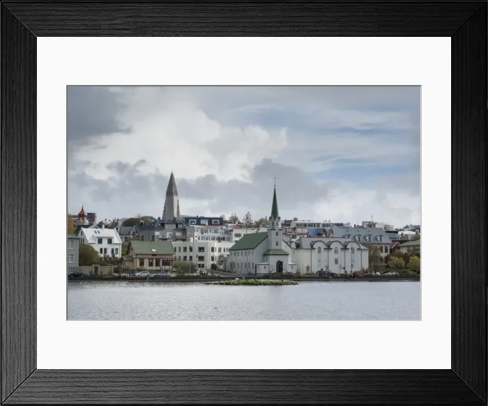 Framed Print : Reykjavik, Iceland, Polar Regions Framed Print : Reykjavik, Iceland, Polar Regions