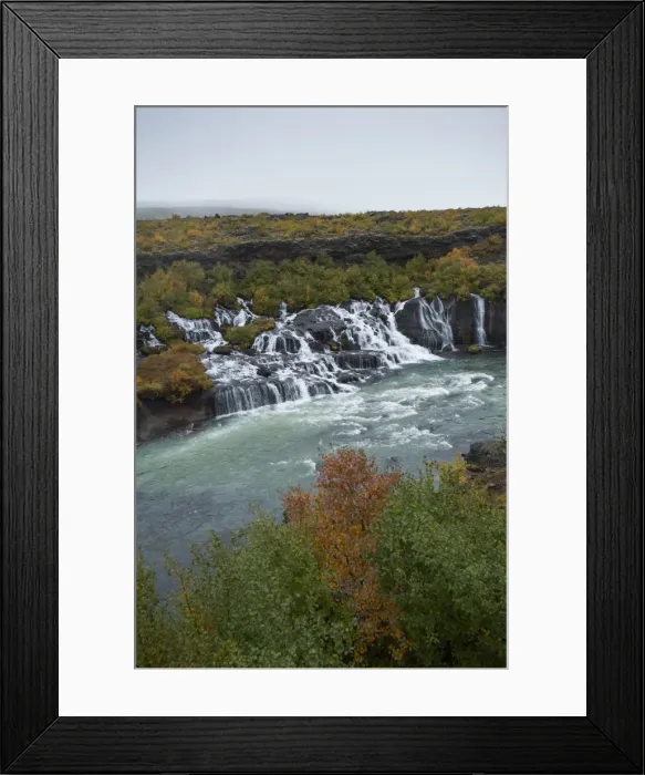 Framed Print : Barnafoss, Springs and Childrens Falls, Iceland, Polar Regions Framed Print : Barnafoss, Springs and Childrens Falls, Iceland, Polar Regions