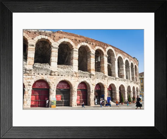 Framed Print : Interior of Roman Arena, Verona, UNESCO World Heritage Site, Veneto, Italy, Europe Framed Print : Interior of Roman Arena, Verona, UNESCO World Heritage Site, Veneto, Italy, Europe