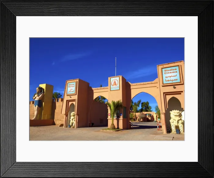 Framed Print : ATLAS Film Studios, Ouarzazate, Morocco, North Africa, Africa