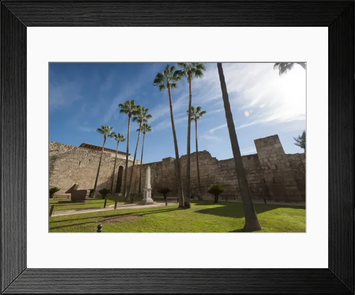Framed Print : Al Cazaba, Merida, Badajoz, Extremadura, Spain, Europe Framed Print : Al Cazaba, Merida, Badajoz, Extremadura, Spain, Europe