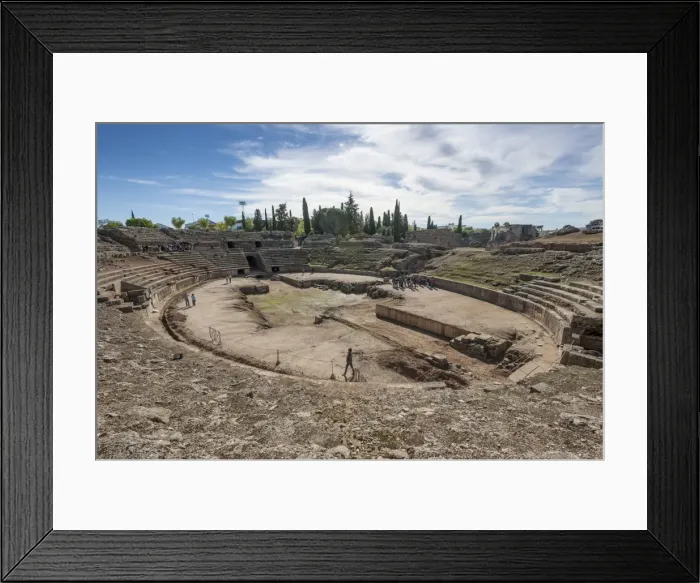 Framed Print : Roman Amphitheater, Merida, Badajoz, Extremadura, Spain, Europe Framed Print : Roman Amphitheater, Merida, Badajoz, Extremadura, Spain, Europe