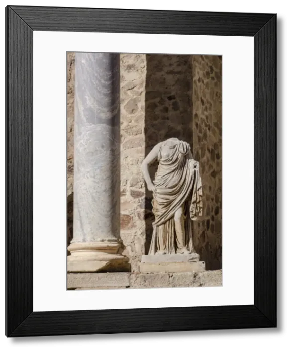 Framed Print : Roman Theater, Merida, UNESCO World Heritage Site, Badajoz, Extremadura, Spain, Europe Framed Print : Roman Theater, Merida, UNESCO World Heritage Site, Badajoz, Extremadura, Spain, Europe