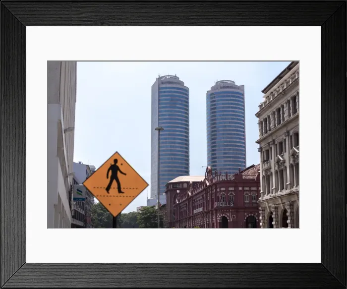 Framed Print : Cargills Shopping Promenade with business district beyond, Colombo, Sri Lanka, Asia Framed Print : Cargills Shopping Promenade with business district beyond, Colombo, Sri Lanka, Asia